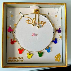 Disney Mickey rainbow bracelet new in box